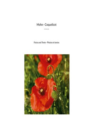cover image of Mohn--Coquelicot